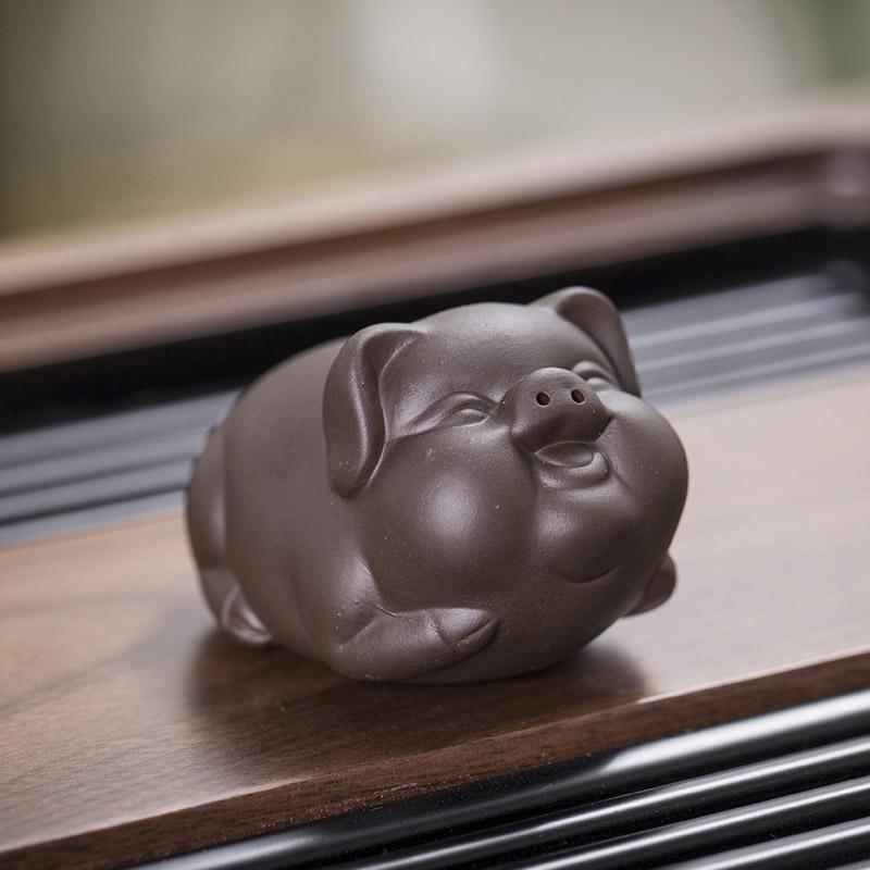 Purple Clay Zodiac Pig Tea Pet Ornaments Cute Animals That Can Be Raised Tea Table Decorations Handicrafts
Purple Clay Zodiac Pig Tea Pet Ornaments Cute Animals That Can Be Raised Tea Table Decorations Handicrafts