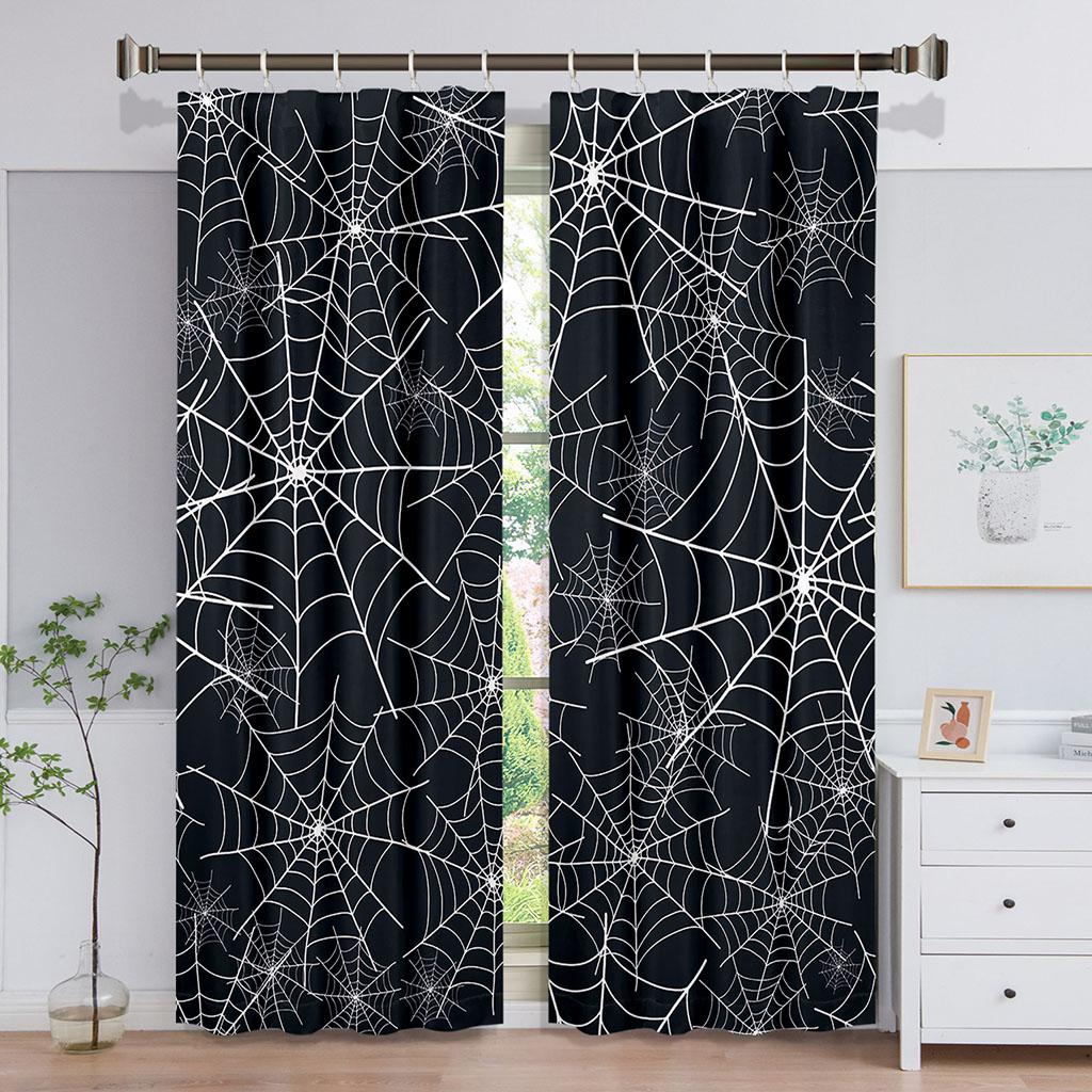 Adorable Cartoon Spider Black Web Children Spooky Halloween Window Drapes Designed Children Rest Room Living Room Restroom Kicthen Doorways Foyer W50 X H130(CM)X2&Grommet Top
Adorable Cartoon Spider Black Web Children Spooky Halloween Window Drapes Designed Children Rest Room Living Room Restroom Kicthen Doorways Foyer W50 X H130(CM)X2&Grommet Top