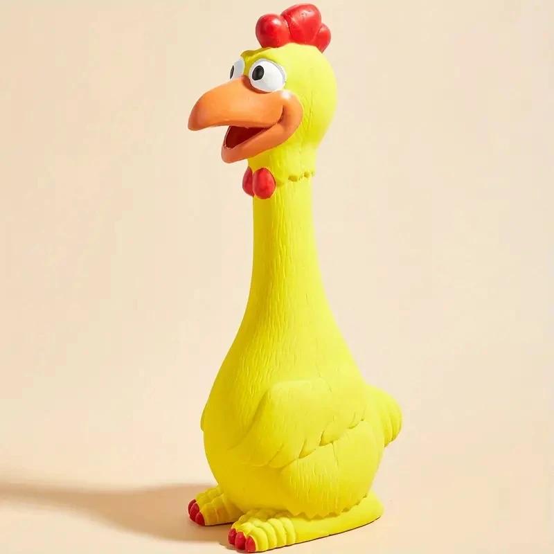 Durable Natural Rubber Latex Squeaky Chicken Dog Toy with Sound for Chewing Teeth Cleaning Interactive Play Puppy Chew XS жёлтый
Durable Natural Rubber Latex Squeaky Chicken Dog Toy with Sound for Chewing Teeth Cleaning Interactive Play Puppy Chew XS жёлтый