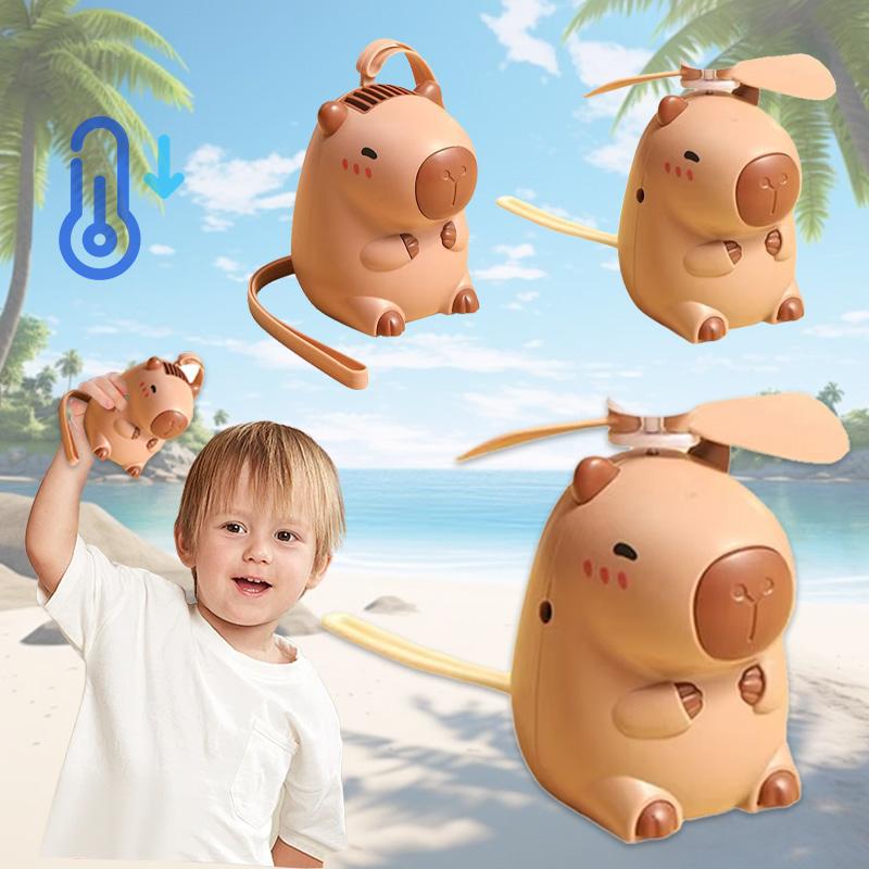 Cute USB Capybara Fan Mini Cartoon Bladed/Bladeless Neck Hanging Fans Portable Summer Silent Cooling Power Bank with Lanyard
Cute USB Capybara Fan Mini Cartoon Bladed/Bladeless Neck Hanging Fans Portable Summer Silent Cooling Power Bank with Lanyard