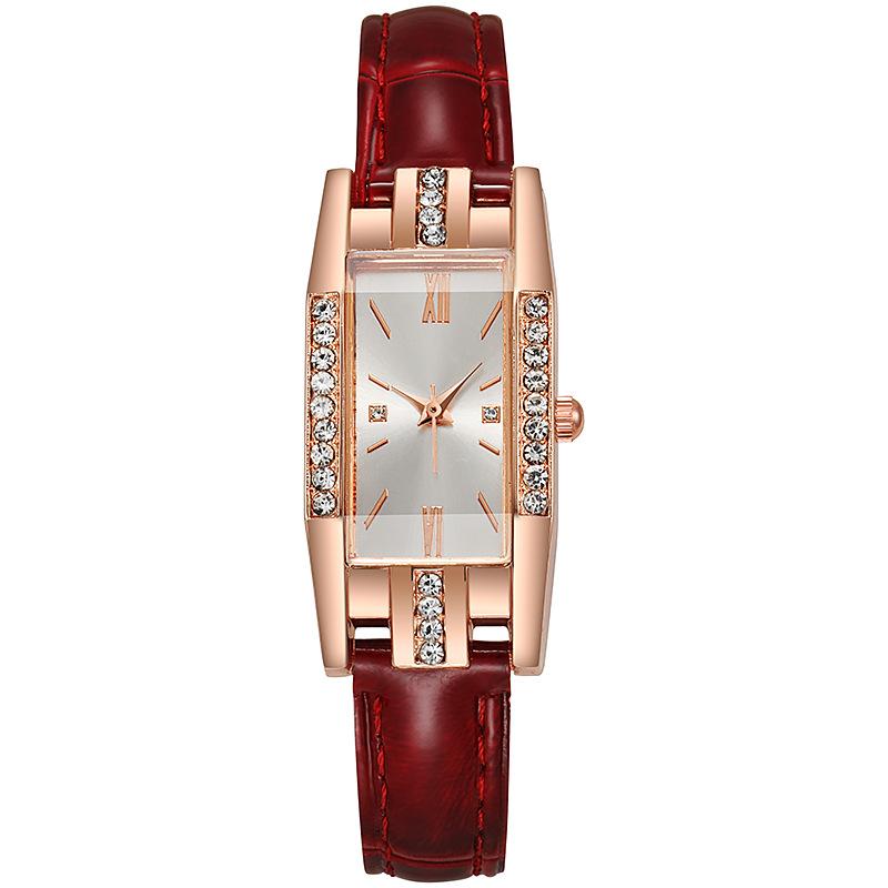 Small green watch drainage diamond-encrusted small square women s watch women s watch fashion watch large dial
Small green watch drainage diamond-encrusted small square women s watch women s watch fashion watch large dial