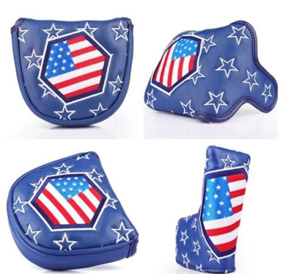 Putter Cover Head Cover Compatible with Odyssey 2 Ball For Mallet Magnetic Type Compatible with Scotty Cameron Odyssey For Pin Type Usa Star Blue
Putter Cover Head Cover Compatible with Odyssey 2 Ball For Mallet Magnetic Type Compatible with Scotty Cameron Odyssey For Pin Type Usa Star Blue