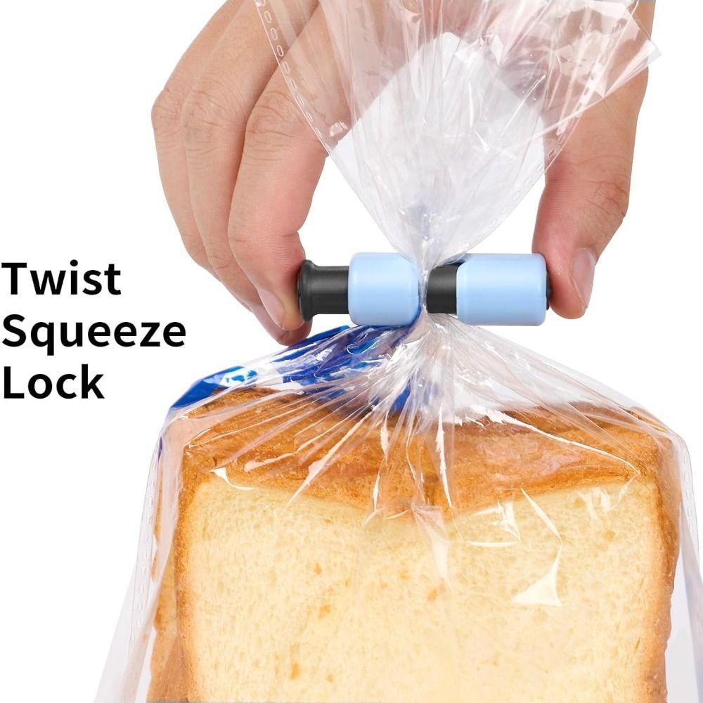 10pcs Snack Seal Squeeze and Lock Bread Bag Clips Plastic Sealer Clamp Kitchen Storage Tool 10PCS - Color Random
10pcs Snack Seal Squeeze and Lock Bread Bag Clips Plastic Sealer Clamp Kitchen Storage Tool 10PCS - Color Random