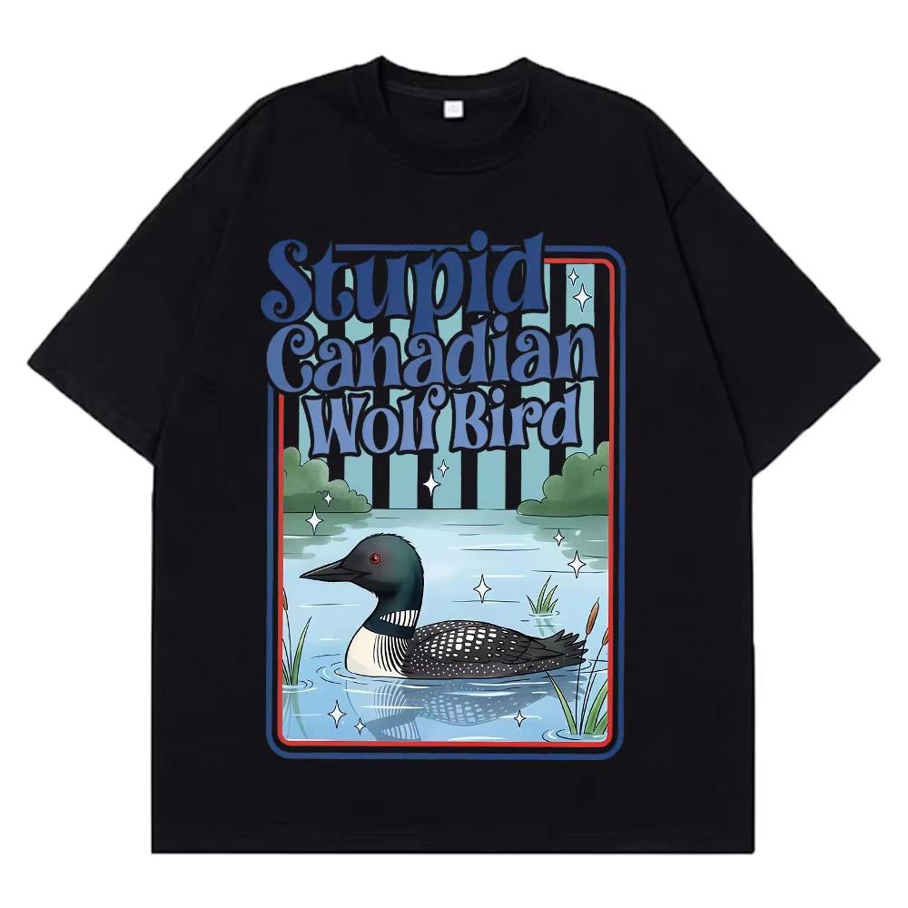 2026 SpringSummer Stupid Canadian Wolf Bird Funny Emoji Printed Mens and Womens Fashion Cotton TShirts 2XL
2026 SpringSummer Stupid Canadian Wolf Bird Funny Emoji Printed Mens and Womens Fashion Cotton TShirts 2XL