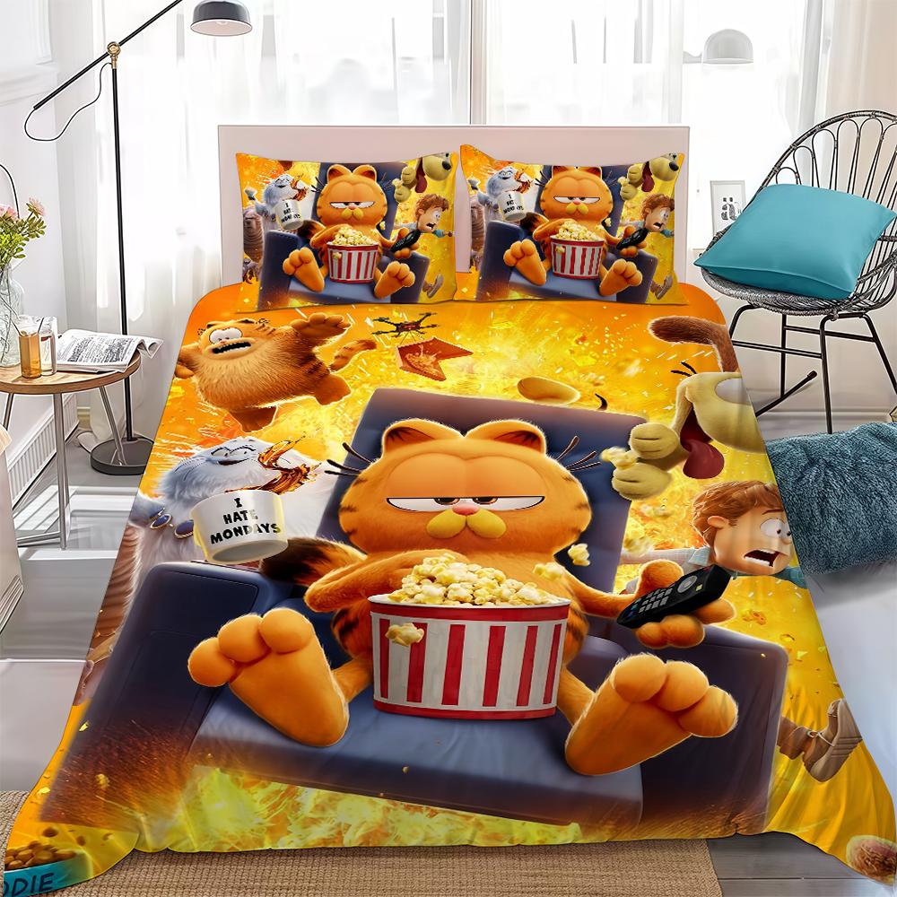 Cartoon The G-Garfield Movie Cute Duvet Cover Set Home Style Bedding Soft Laundry Cotton Bed 3 Piece Set Student Dormitory Gift 135x200cm
Cartoon The G-Garfield Movie Cute Duvet Cover Set Home Style Bedding Soft Laundry Cotton Bed 3 Piece Set Student Dormitory Gift 135x200cm