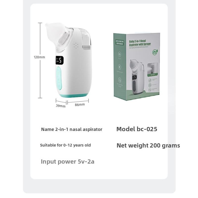 Baby Multifunctional Electric Spray Nasal Inhaler Nebulizer Baby Snot and Ash Cleaner белый
Baby Multifunctional Electric Spray Nasal Inhaler Nebulizer Baby Snot and Ash Cleaner белый