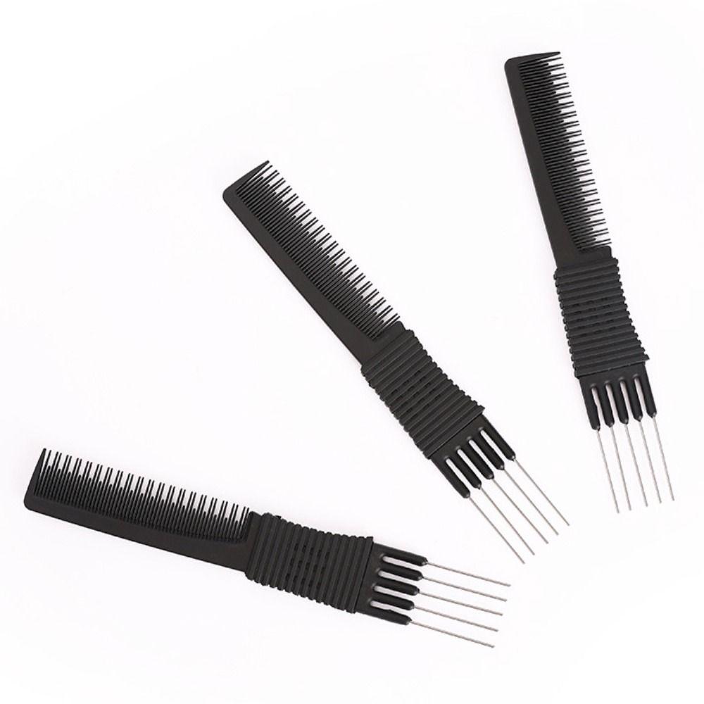 Anti-slip Pointed Tail Comb Updo Comb Hair Cutting Comb Hair Styling Tool Five Teeth Hair Comb чорний
Anti-slip Pointed Tail Comb Updo Comb Hair Cutting Comb Hair Styling Tool Five Teeth Hair Comb чорний