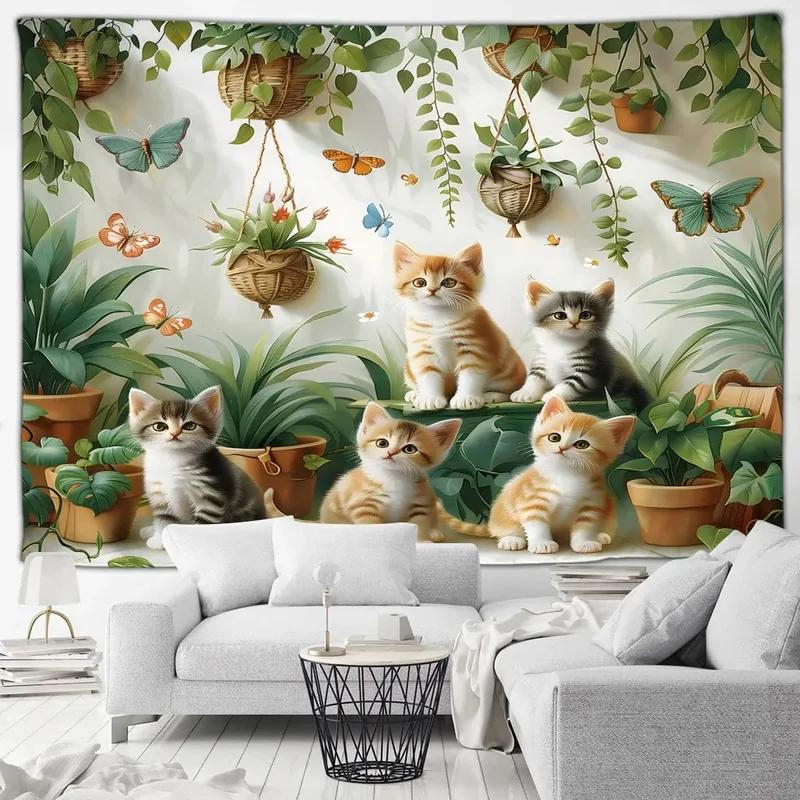 Милий кіт Гобелен Офіс Вітальня Прикраса Домашня стіна Гобелен 100x75cm
Милий кіт Гобелен Офіс Вітальня Прикраса Домашня стіна Гобелен 100x75cm