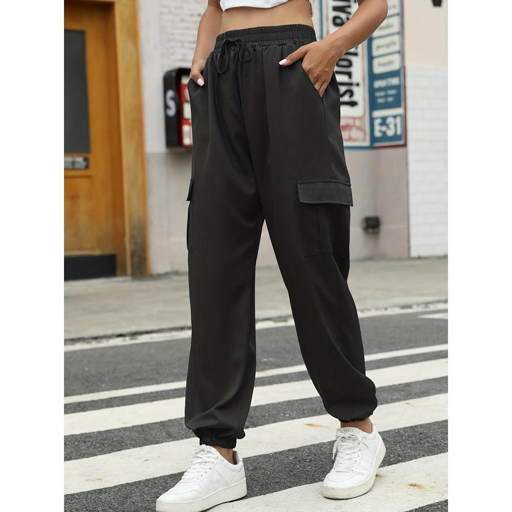 Women s Solid Color Loose Casual Cargo Pants with Flap Pockets Clothes Sale XXL чорний
Women s Solid Color Loose Casual Cargo Pants with Flap Pockets Clothes Sale XXL чорний