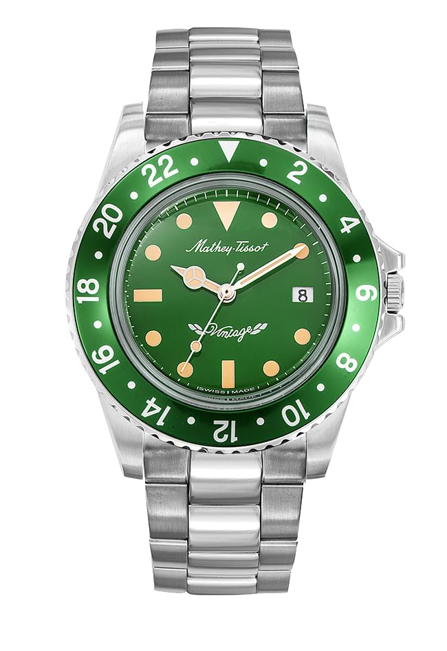 Mathy Vintage Quartz 40mm H900AV Silver Watch Mathey-Tissot Men s
Mathy Vintage Quartz 40mm H900AV Silver Watch Mathey-Tissot Men s