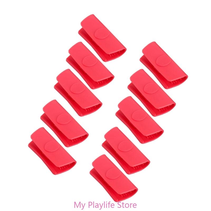 Set of 10 Silicone Grip Holders for Pots and Pans Heat Resistant Handle Covers красный
Set of 10 Silicone Grip Holders for Pots and Pans Heat Resistant Handle Covers красный