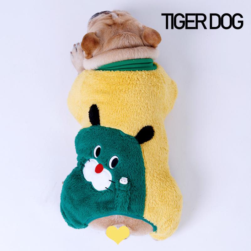 Двусторонний бархатный плюшевый костюм для четвероногих питомцев для бульдогов, мопсов и сиба-ину 2XL (approximately 30 jin)
Двусторонний бархатный плюшевый костюм для четвероногих питомцев для бульдогов, мопсов и сиба-ину 2XL (approximately 30 jin)