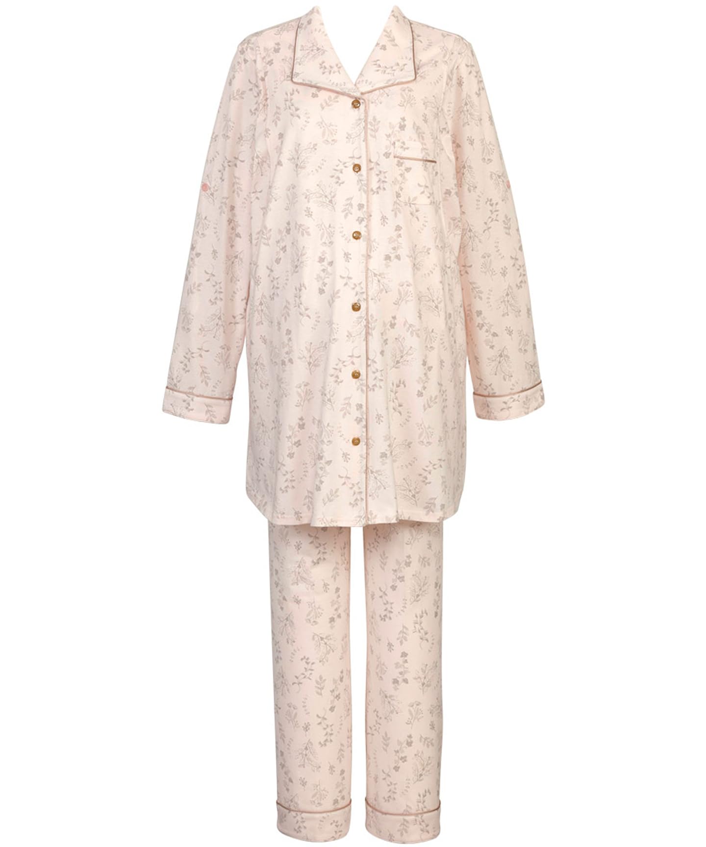 Maternity pajamas both and cotton Considers changes in body shape during maternity Nursing openings Long sleeves Long pants MFY245 PI [Wacoal
Maternity pajamas both and cotton Considers changes in body shape during maternity Nursing openings Long sleeves Long pants MFY245 PI [Wacoal