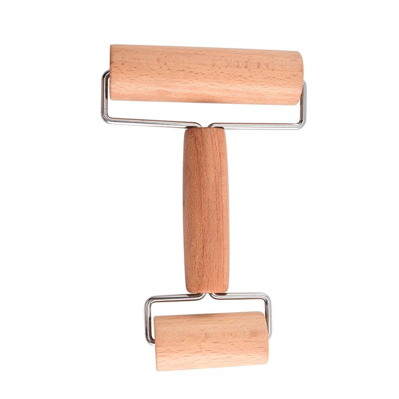 Beech Wood Double-Ended Rolling Pin - Handheld Dumpling Skin Roller and Baking Tool Beech wood
Beech Wood Double-Ended Rolling Pin - Handheld Dumpling Skin Roller and Baking Tool Beech wood