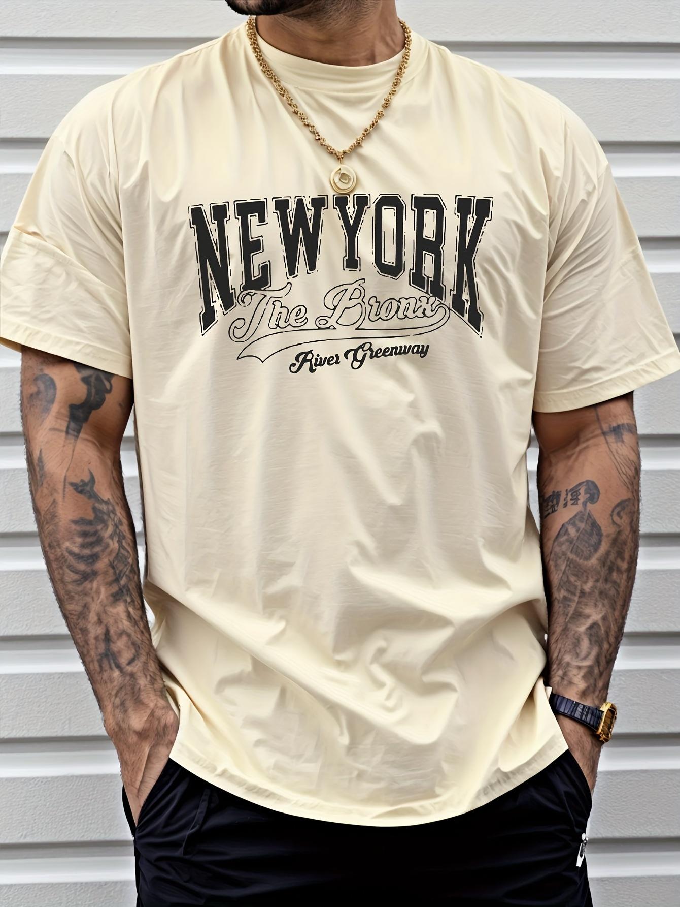 Мужская повседневная футболка с креативным принтом «Нью-Йорк», летний модный топ с круглым вырезом и короткими рукавами, современный уличный стиль для мужчин M хаки
Мужская повседневная футболка с креативным принтом «Нью-Йорк», летний модный топ с круглым вырезом и короткими рукавами, современный уличный стиль для мужчин M хаки