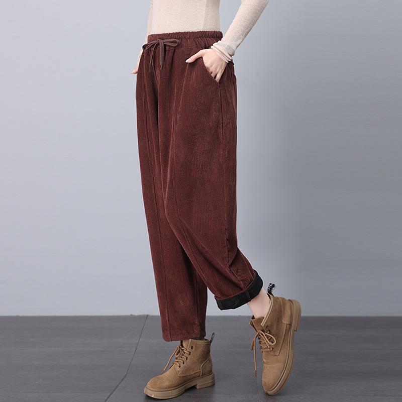 Women s Trendy Corduroy Fleece-Lined Harem Pants - New for Autumn/Winter 2024 L (recommended 110-125 jin)
Women s Trendy Corduroy Fleece-Lined Harem Pants - New for Autumn/Winter 2024 L (recommended 110-125 jin)