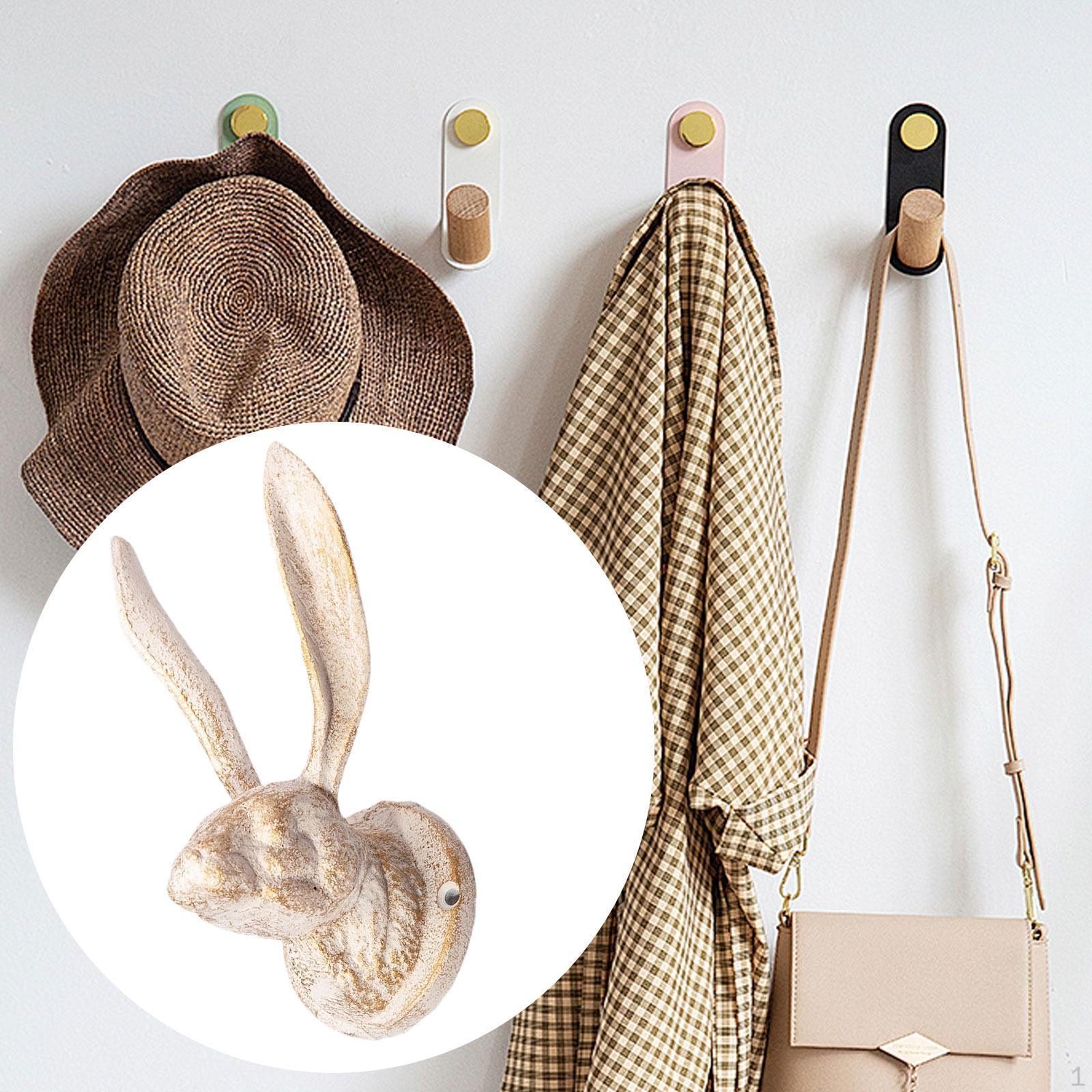 Bunny Iron Wall Bags Versatile Hat for Decoration of The білий 
Bunny Iron Wall Bags Versatile Hat for Decoration of The білий