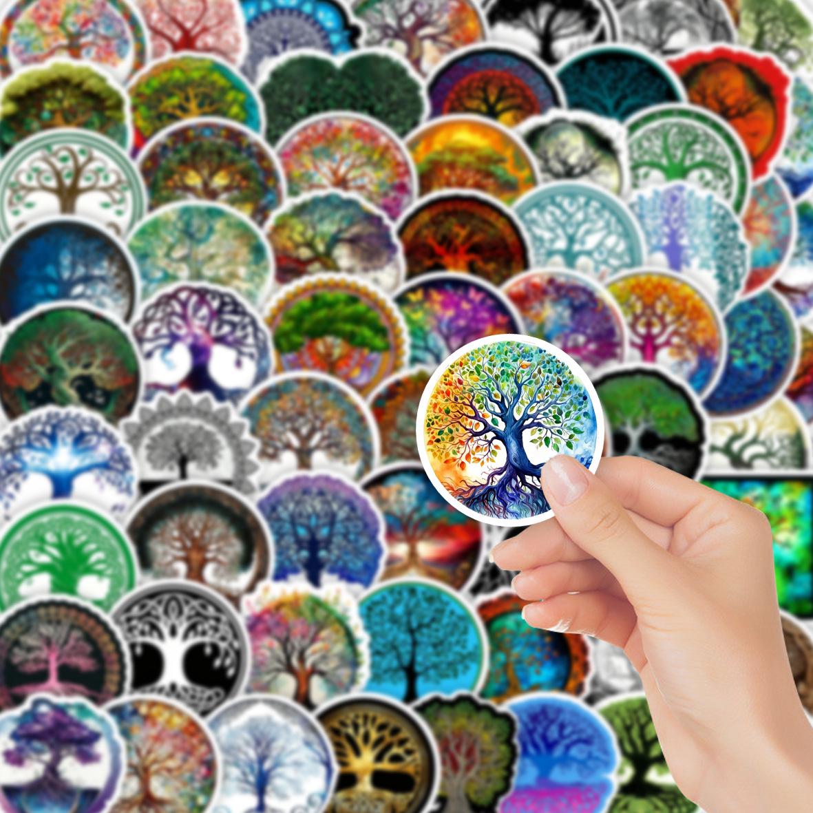65 Life Tree Cartoon Fantasy Stickers: Waterproof Decorative Stickers for Phone Cases and Laptops
65 Life Tree Cartoon Fantasy Stickers: Waterproof Decorative Stickers for Phone Cases and Laptops