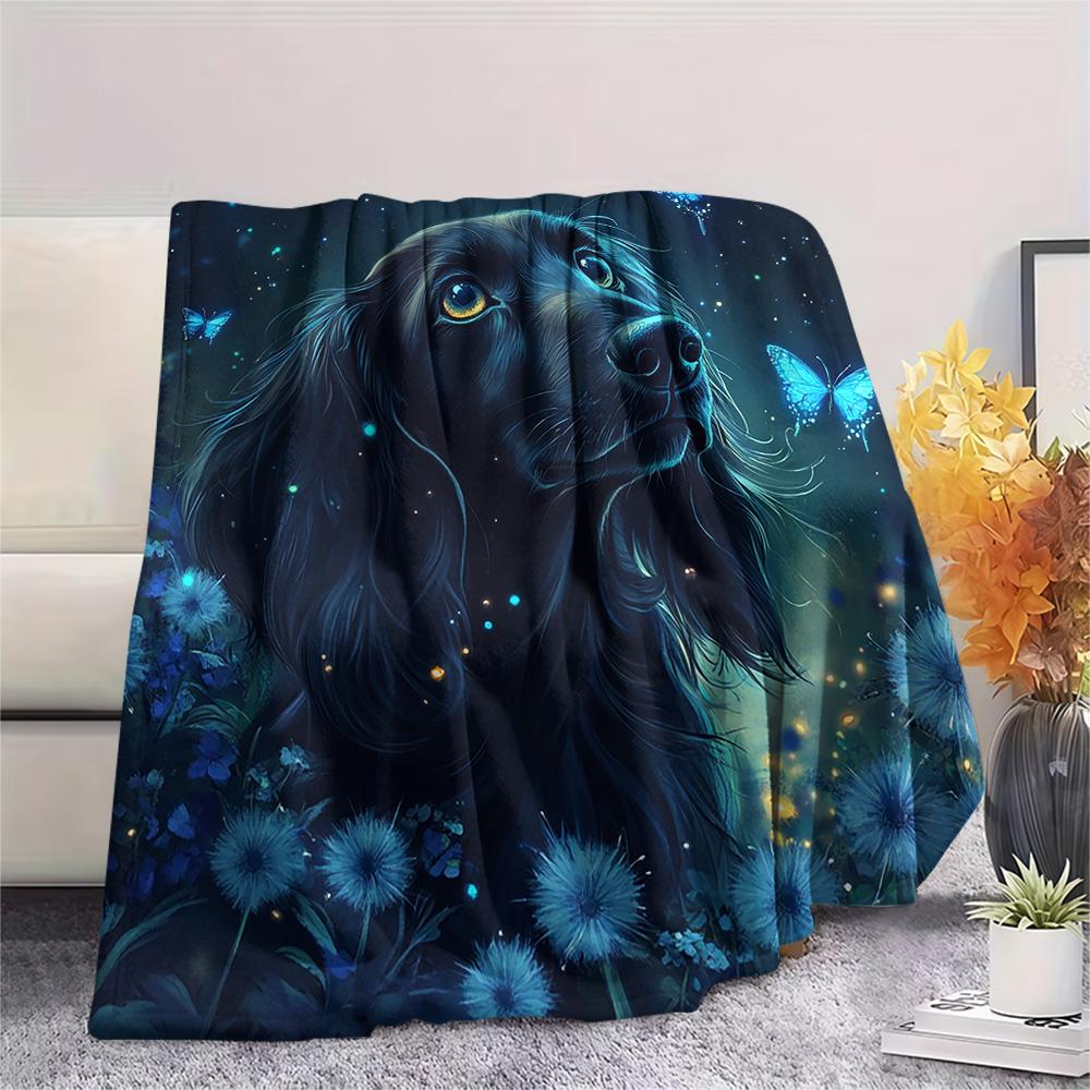 Black Dog Print Flannel Blanket, High quality Comfortable for All Seasons, Home Decor, Warmth and Comfort, Perfect for Christmas Gifts 80cm x 120cm
Black Dog Print Flannel Blanket, High quality Comfortable for All Seasons, Home Decor, Warmth and Comfort, Perfect for Christmas Gifts 80cm x 120cm