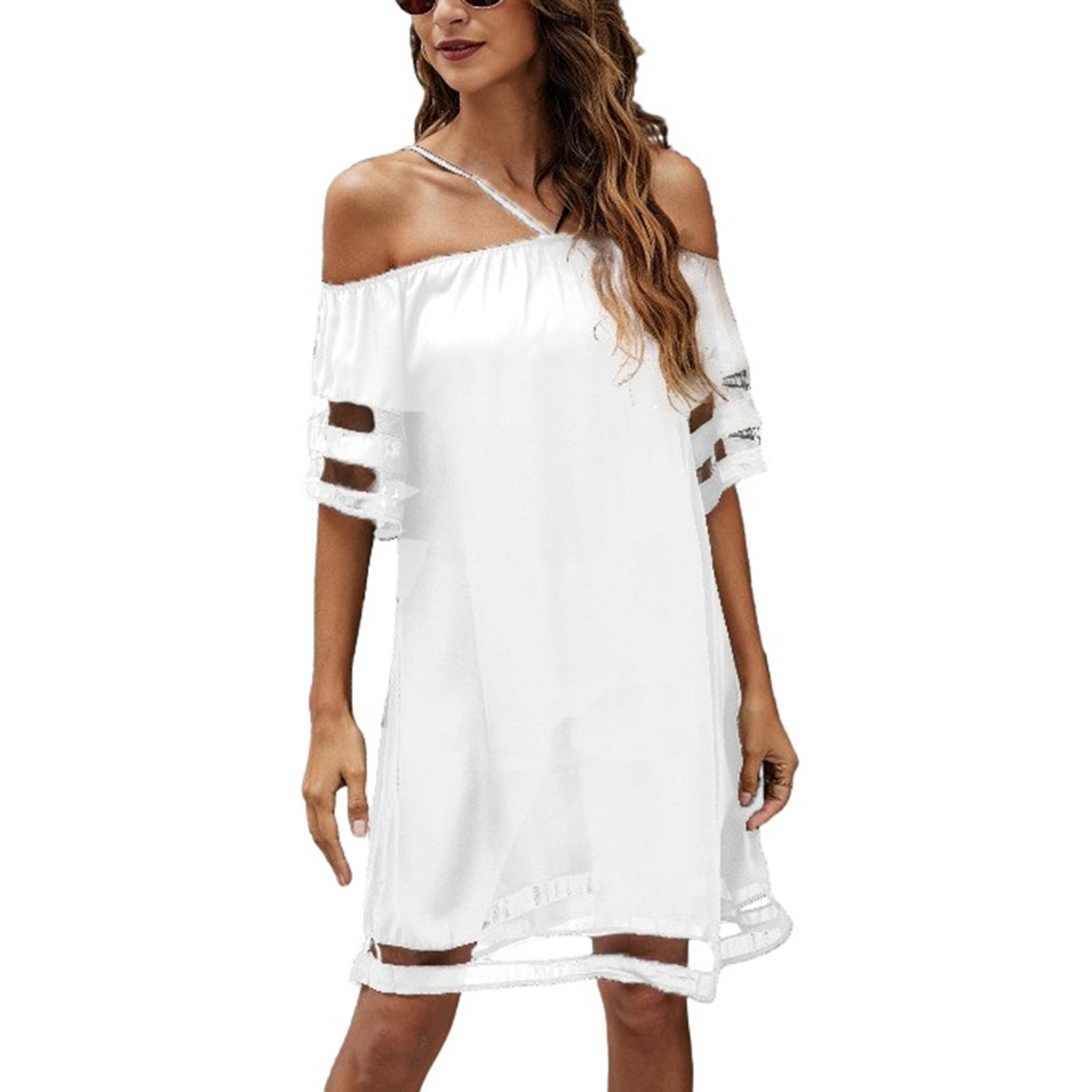 Женские платья однотонные повседневные без бретелек с коротким рукавом на тонких бретельках XL
Женские платья однотонные повседневные без бретелек с коротким рукавом на тонких бретельках XL