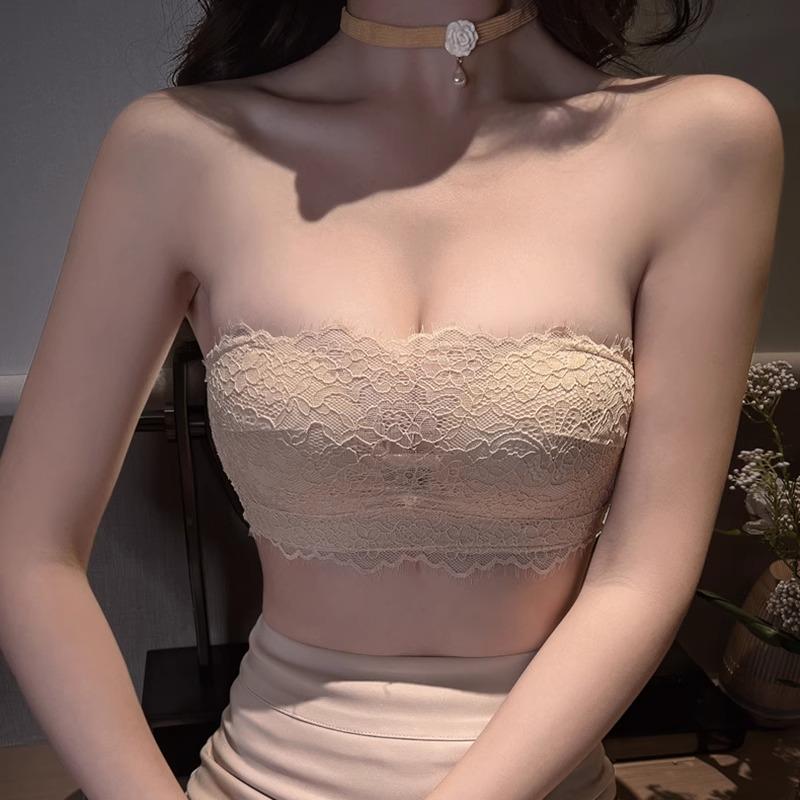 Ladies Summer Strapless Anti Slip Back Gathering Strapless Anti Glare Underwear 38/85AB тілесний
Ladies Summer Strapless Anti Slip Back Gathering Strapless Anti Glare Underwear 38/85AB тілесний