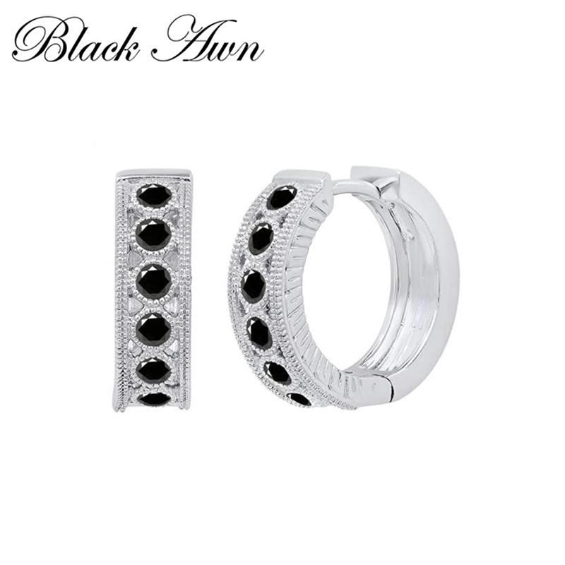 BLACK AWN Изысканные маленькие круглые серьги-кольца с черным камнем для женщин, серьги-кольца, ювелирные изделия
BLACK AWN Изысканные маленькие круглые серьги-кольца с черным камнем для женщин, серьги-кольца, ювелирные изделия