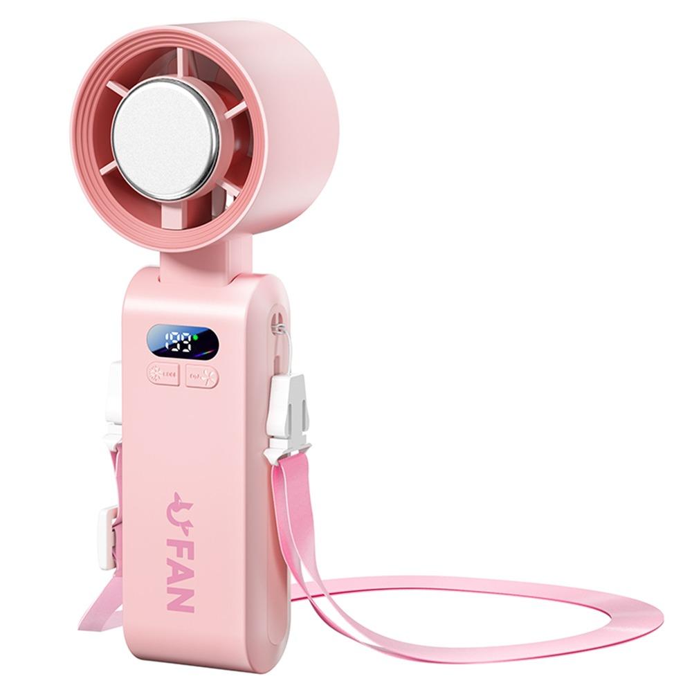 Foldable Handheld Cooling Fan Digital Display Powerful Turbo Fan USB Neck Fan for Outdoor Use рожевий
Foldable Handheld Cooling Fan Digital Display Powerful Turbo Fan USB Neck Fan for Outdoor Use рожевий