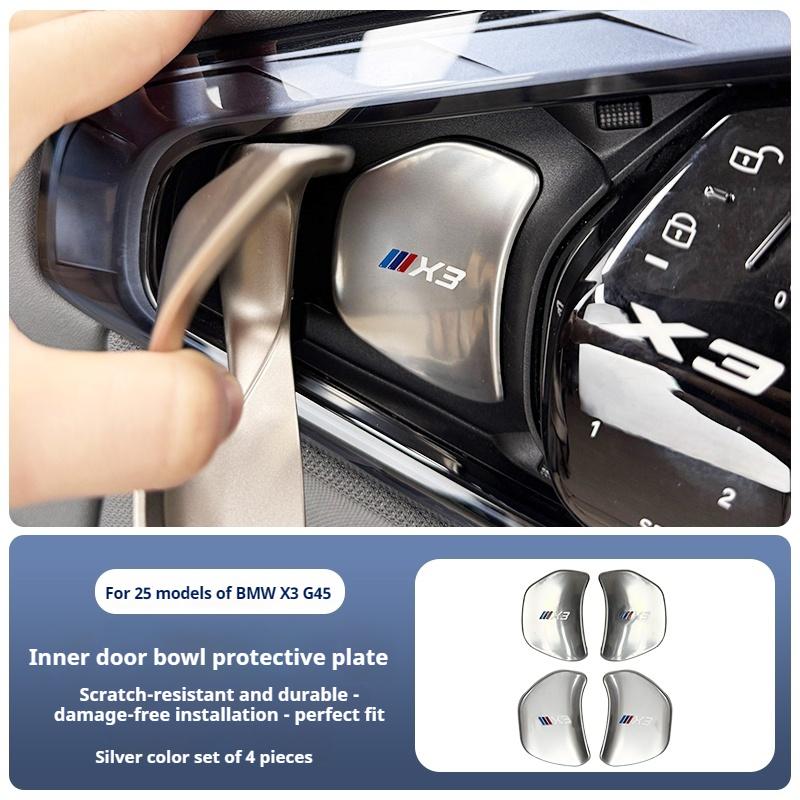 black/silver Car Door Handle Wrist Decoration Cover For BMW X3 G45 2025 Stainless Steel Protection Sticker Styling Accessories серебряный
black/silver Car Door Handle Wrist Decoration Cover For BMW X3 G45 2025 Stainless Steel Protection Sticker Styling Accessories серебряный