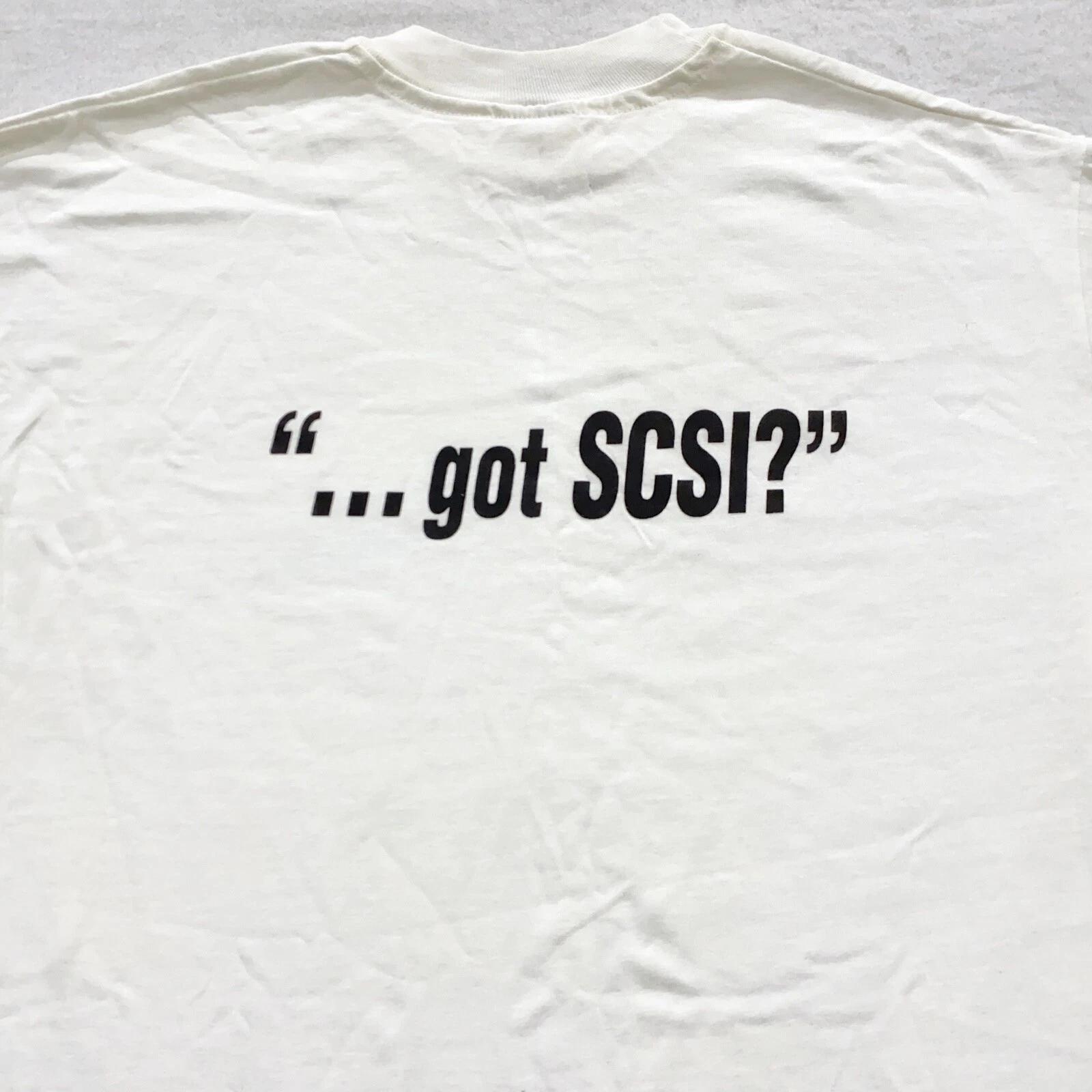 vintage 90s ADAPTEC GOT SCSI T-Shirt MEDIUM/LARGE computer pc floppy disk soft S
vintage 90s ADAPTEC GOT SCSI T-Shirt MEDIUM/LARGE computer pc floppy disk soft S