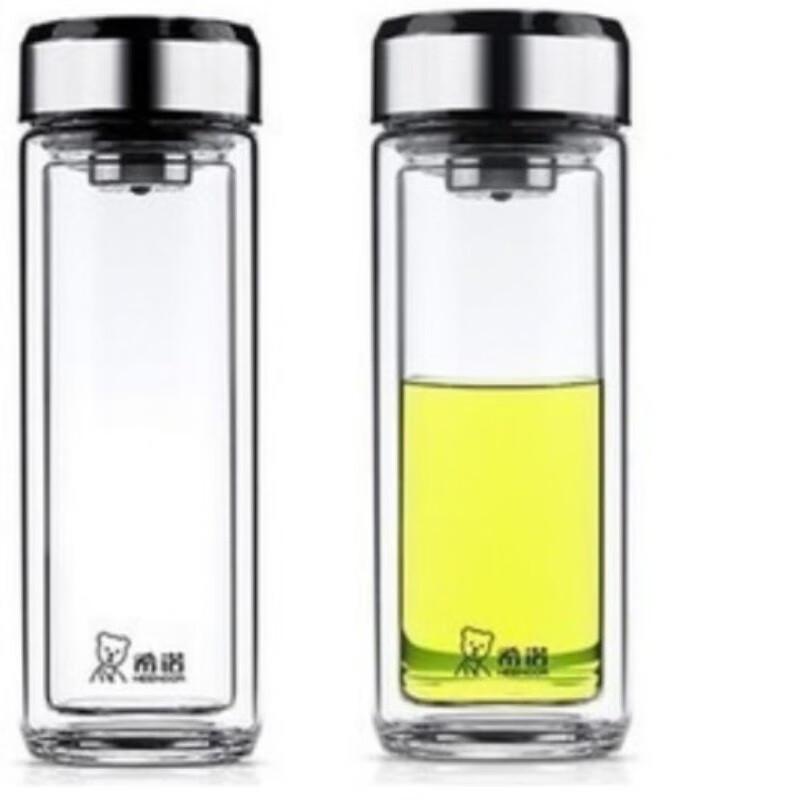 XINUO Double Wall Portable Travel Glass Mug
XINUO Double Wall Portable Travel Glass Mug
