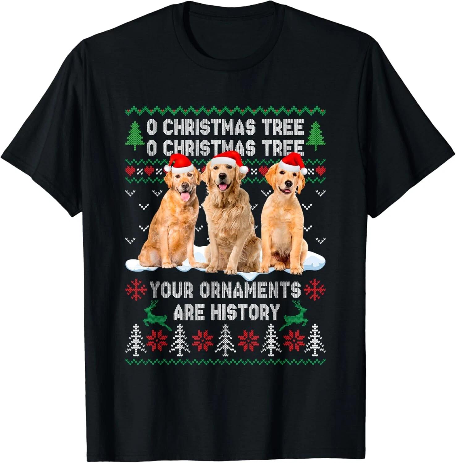 Cute Golden Retriever Dog Oh Christmas Tree Ugly Xmas Gift Unisex T-Shirt 4XL
Cute Golden Retriever Dog Oh Christmas Tree Ugly Xmas Gift Unisex T-Shirt 4XL