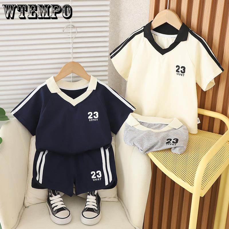 Boys Summer Outfit Set Casual Children s Sports Set T-shirt+shorts Two-piece Set 120 сірий
Boys Summer Outfit Set Casual Children s Sports Set T-shirt+shorts Two-piece Set 120 сірий