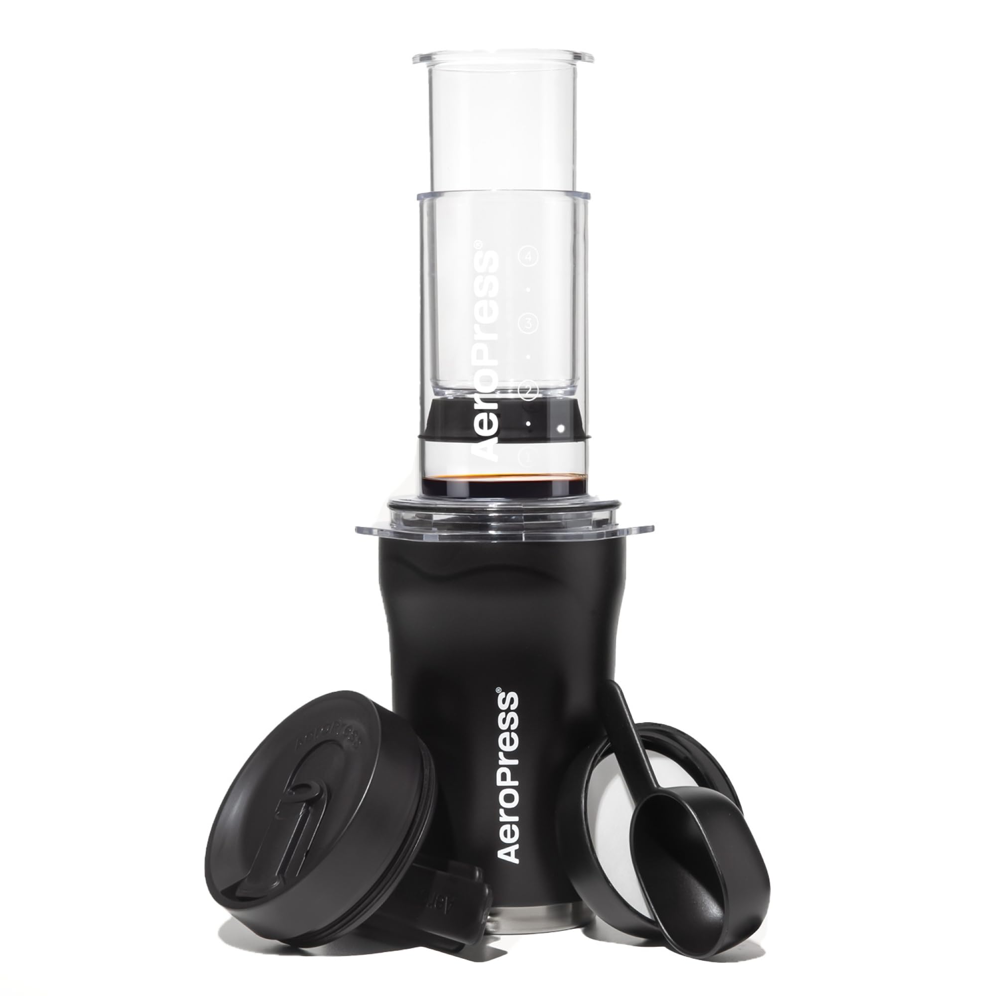 AeroPress Go Plus Кружка-контейнер для хранения Кофеварка для улицы с фильтром Френч-пресс Эспрессо Кофе со льдом Кемпинг Портативный Компактный Экстракция под давлением чёрный
AeroPress Go Plus Кружка-контейнер для хранения Кофеварка для улицы с фильтром Френч-пресс Эспрессо Кофе со льдом Кемпинг Портативный Компактный Экстракция под давлением чёрный