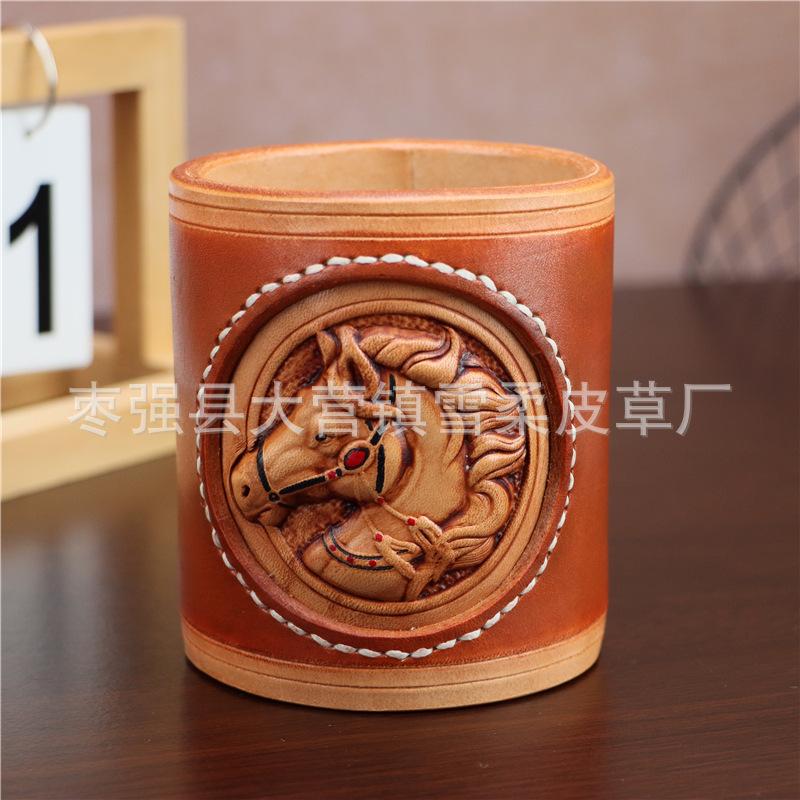 First Layer Cowhide Retro Pony Pen Holder Storage Box Office Desktop Cute Cartoon Ornament Creative Birthday Gift One size fits all коричневий
First Layer Cowhide Retro Pony Pen Holder Storage Box Office Desktop Cute Cartoon Ornament Creative Birthday Gift One size fits all коричневий