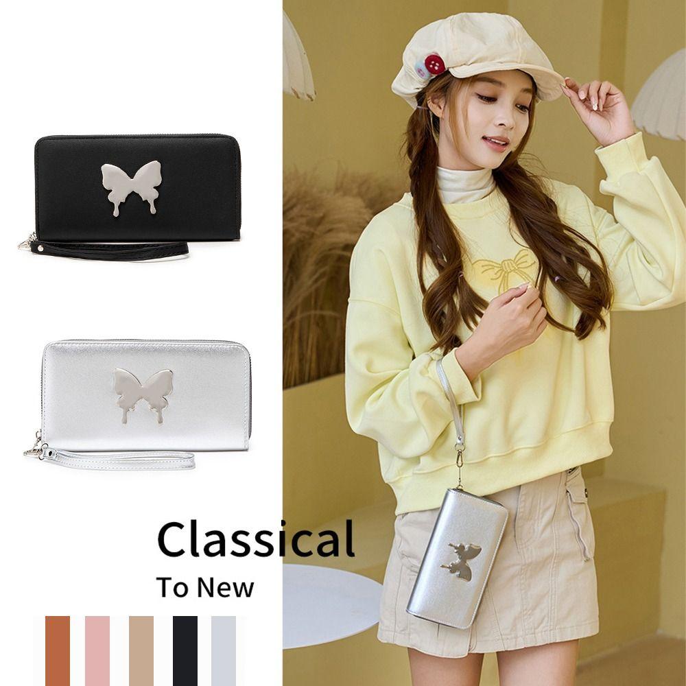 Pu Leather Butterfly Wallets Korean Style Women s Handbag Fashion Wrist Long Wallets Purse срібний
Pu Leather Butterfly Wallets Korean Style Women s Handbag Fashion Wrist Long Wallets Purse срібний