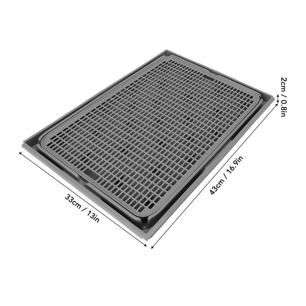 Cat Litter Mat Double Layer Cat Litter Box Mat Waterproof Urine-Proof Trapping Pads Non-Slip Pet Accessories for All Breeds темно-сірий
Cat Litter Mat Double Layer Cat Litter Box Mat Waterproof Urine-Proof Trapping Pads Non-Slip Pet Accessories for All Breeds темно-сірий