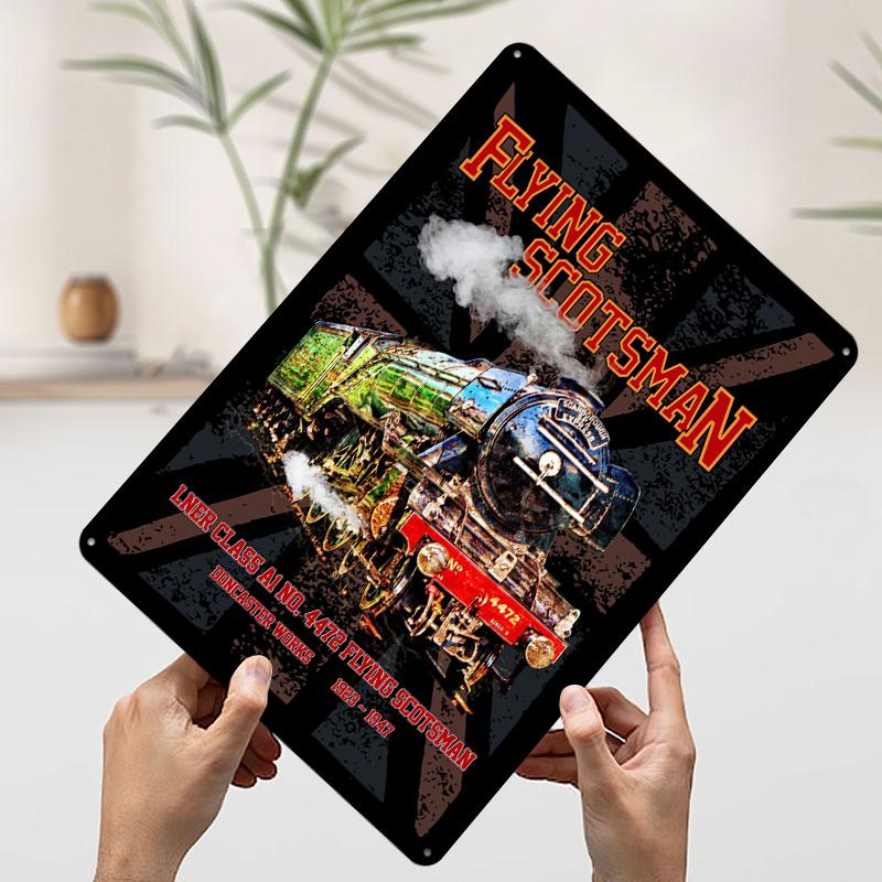 Flying Scotsman Steam Train English Tin Plaque Poster Customized Wall Art Retro Vintage Metal Signs for Man Cave Room Decor Men 20x30cm(7.8x11.8inch)
Flying Scotsman Steam Train English Tin Plaque Poster Customized Wall Art Retro Vintage Metal Signs for Man Cave Room Decor Men 20x30cm(7.8x11.8inch)