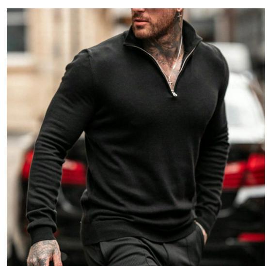 Men s Fashion Solid Color Half-High Collar Sweater - Autumn/Winter European & American Style XL чорний
Men s Fashion Solid Color Half-High Collar Sweater - Autumn/Winter European & American Style XL чорний