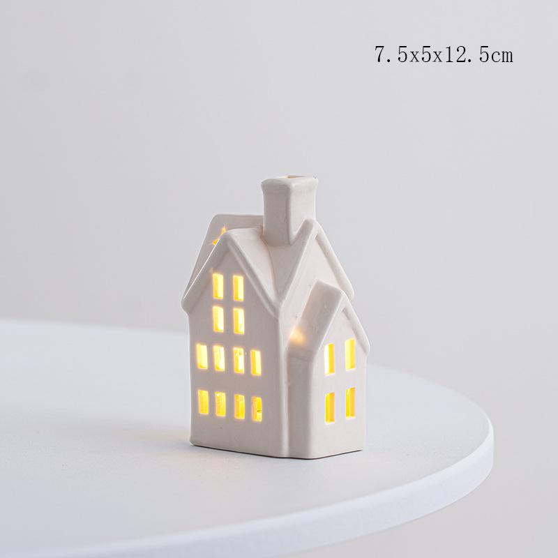 Ceramic Luminous Ornaments Hollow House Desktop Night Light Atmosphere Lamp for Home Bedroom Room Decor Birthday Gift білий
Ceramic Luminous Ornaments Hollow House Desktop Night Light Atmosphere Lamp for Home Bedroom Room Decor Birthday Gift білий