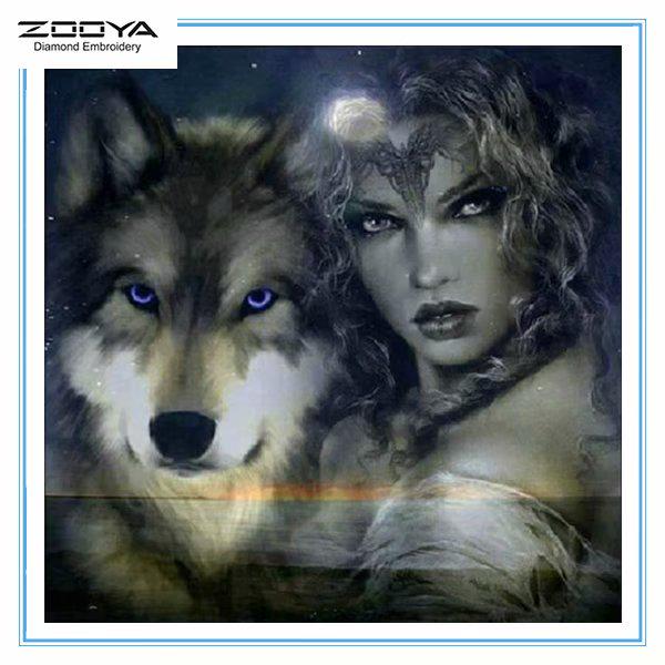 ZOOYA DIY 3D круглая алмазная картина волк женщина вышивка крестиком домашний декор
ZOOYA DIY 3D круглая алмазная картина волк женщина вышивка крестиком домашний декор