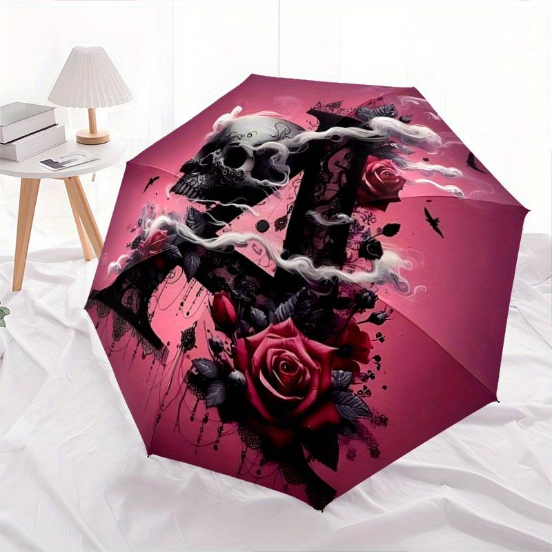 1pc A Skull Roses and Lace in Dark Pink Pattern Umbrella, Fashionable, Personalized, High-Value Folding Umbrella, a Must-Have for Summer, 8-Rib D
1pc A Skull Roses and Lace in Dark Pink Pattern Umbrella, Fashionable, Personalized, High-Value Folding Umbrella, a Must-Have for Summer, 8-Rib D