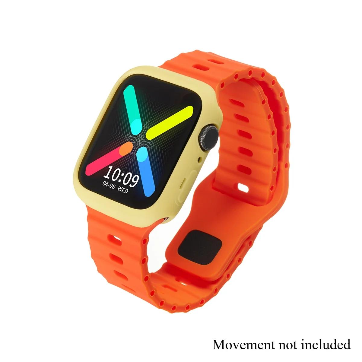 Case+band for Apple Watch ultra 10 9 8 7 6 5 4 Silicone Bracelet for iWatch 44 45 42 46 49mm Bumper Shell Protector Sport Strap Ultra 1 2 49mm
Case+band for Apple Watch ultra 10 9 8 7 6 5 4 Silicone Bracelet for iWatch 44 45 42 46 49mm Bumper Shell Protector Sport Strap Ultra 1 2 49mm
