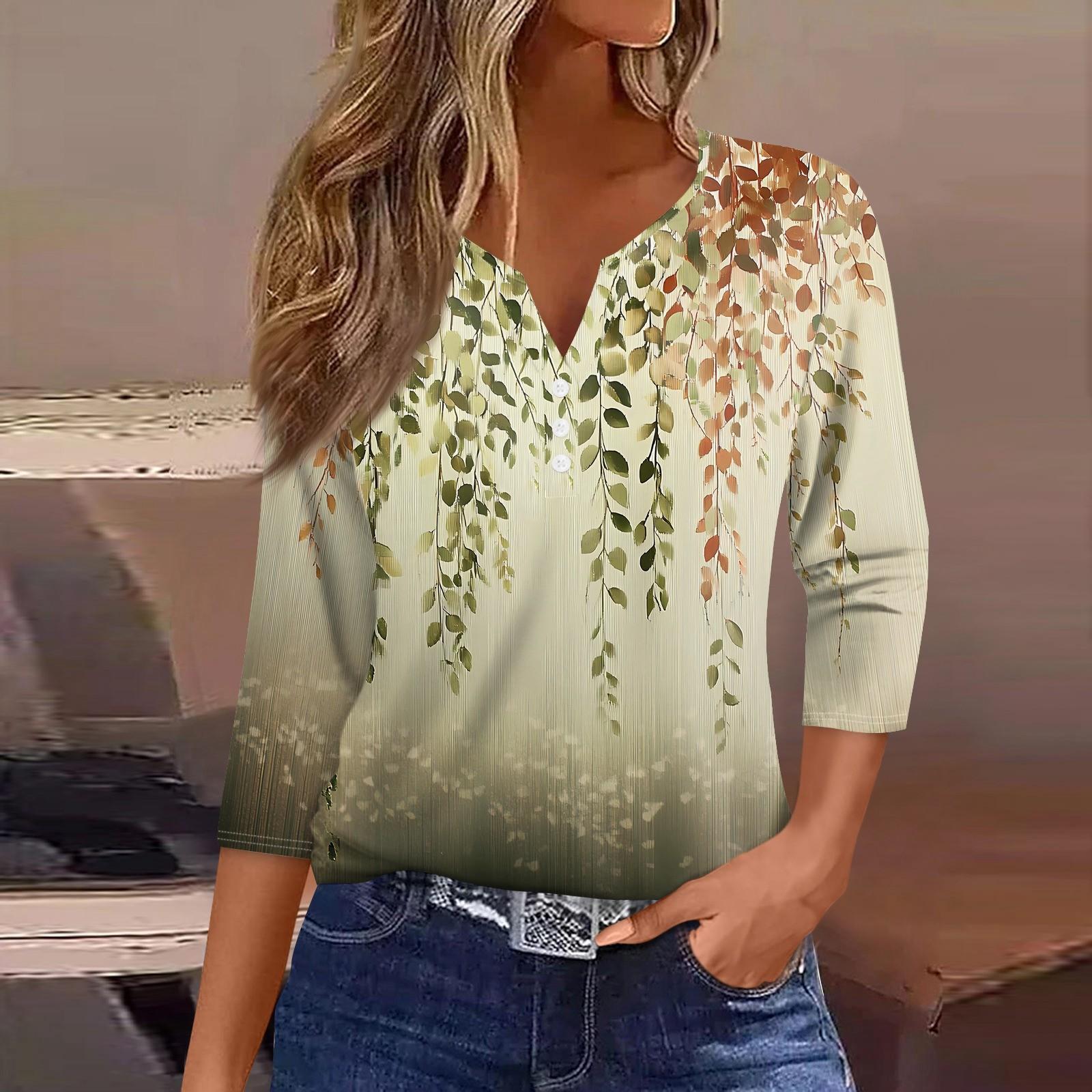 Жен. Футболка С принтом Пуговицы Рукав 3/4 Повседневные Выходные Мода Классический Классический V-образный вырез Обычный Верх L армия зеленый
Жен. Футболка С принтом Пуговицы Рукав 3/4 Повседневные Выходные Мода Классический Классический V-образный вырез Обычный Верх L армия зеленый