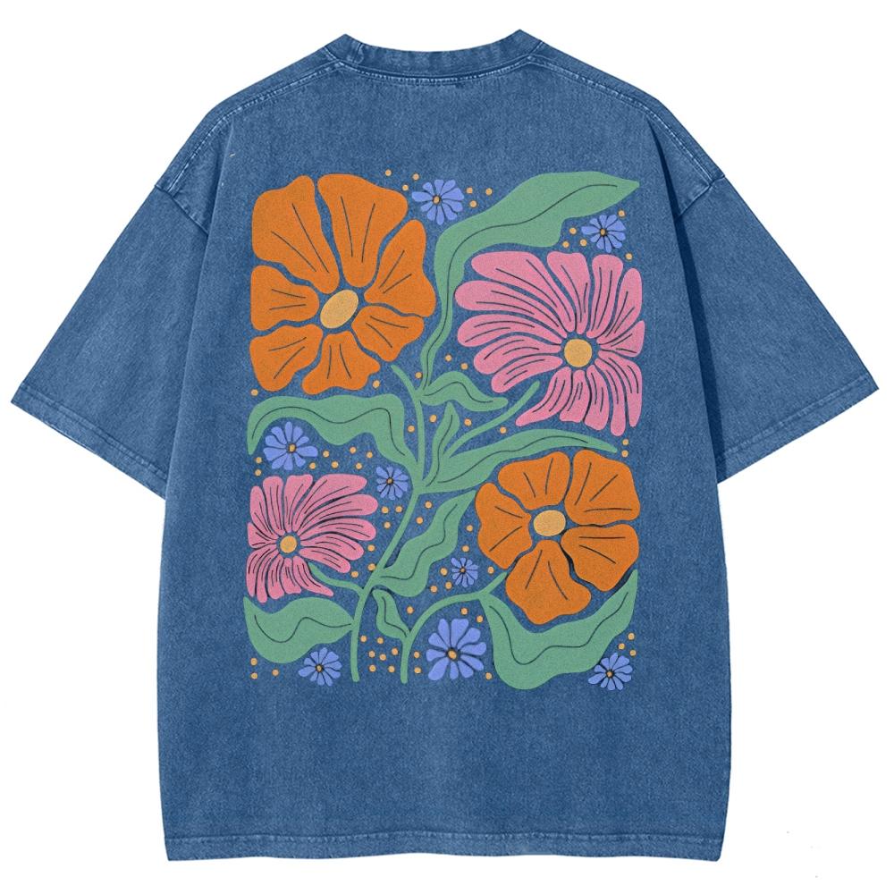 Женская футболка с ярким цветочным принтом, расписанным вручную, свободного кроя, модная, с коротким рукавом, летняя, из высококачественного хлопка 2XL
Женская футболка с ярким цветочным принтом, расписанным вручную, свободного кроя, модная, с коротким рукавом, летняя, из высококачественного хлопка 2XL