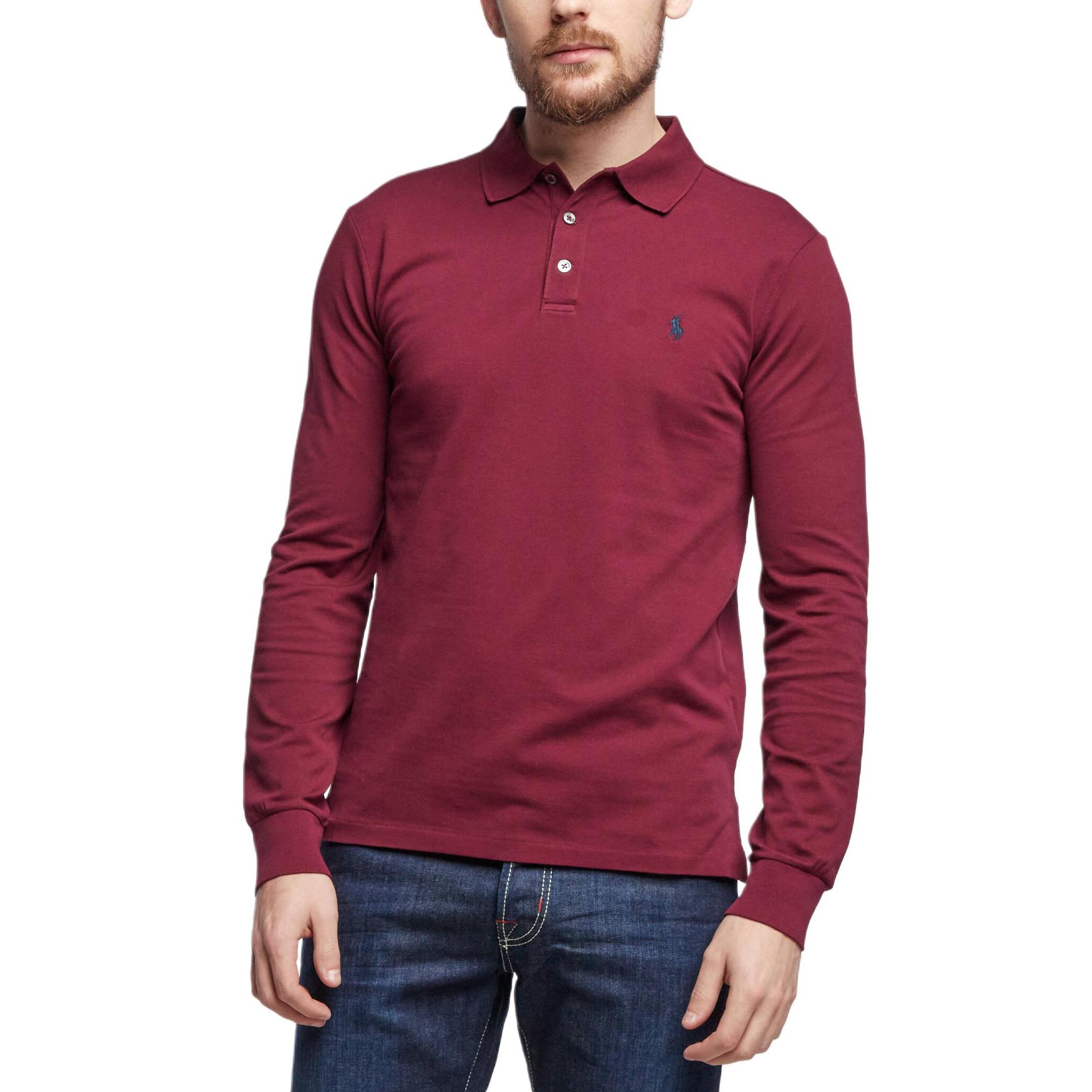 Polo Ralph Lauren SS24 Вышитая рубашка поло с длинным рукавом, воротником и маленьким логотипом пони, мужские топы, бордовый, 710720846-006 S
Polo Ralph Lauren SS24 Вышитая рубашка поло с длинным рукавом, воротником и маленьким логотипом пони, мужские топы, бордовый, 710720846-006 S