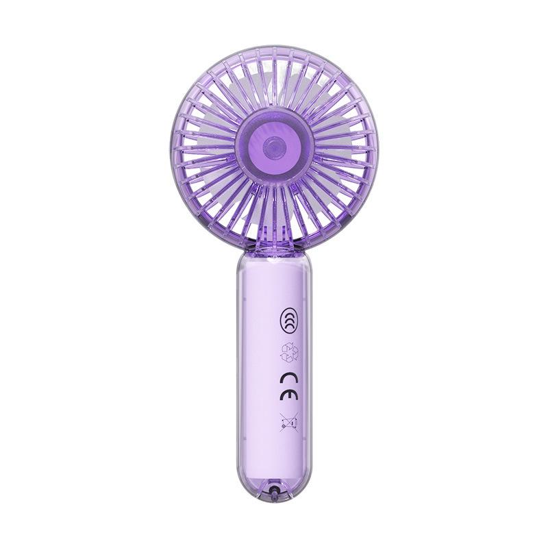 2026 Transparent Handheld Mini Fan with USB Charging, 3-Speed, LED Night Light фіолетовий
2026 Transparent Handheld Mini Fan with USB Charging, 3-Speed, LED Night Light фіолетовий