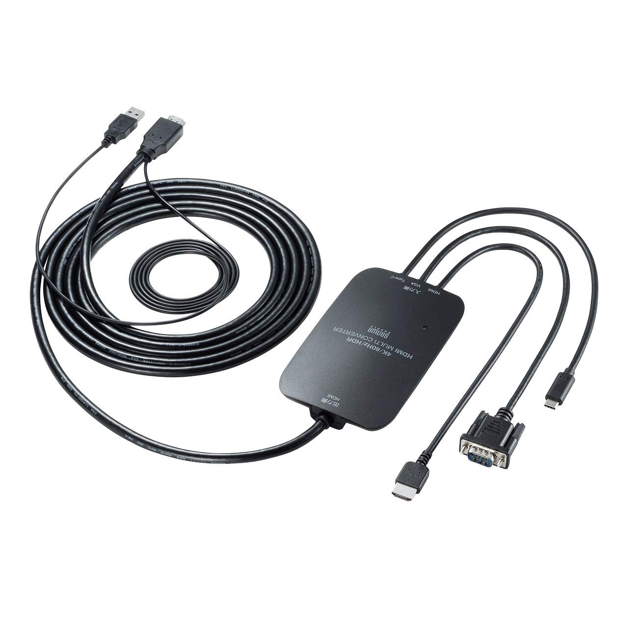 Sanwa Supply HDMI преобразователь-конвертер папа x мини папа x USB папа x для типа A папа x 3 м Мультивход (для входа/HDMI 1, D-sub15pin 1, Type-C 1,
Sanwa Supply HDMI преобразователь-конвертер папа x мини папа x USB папа x для типа A папа x 3 м Мультивход (для входа/HDMI 1, D-sub15pin 1, Type-C 1,