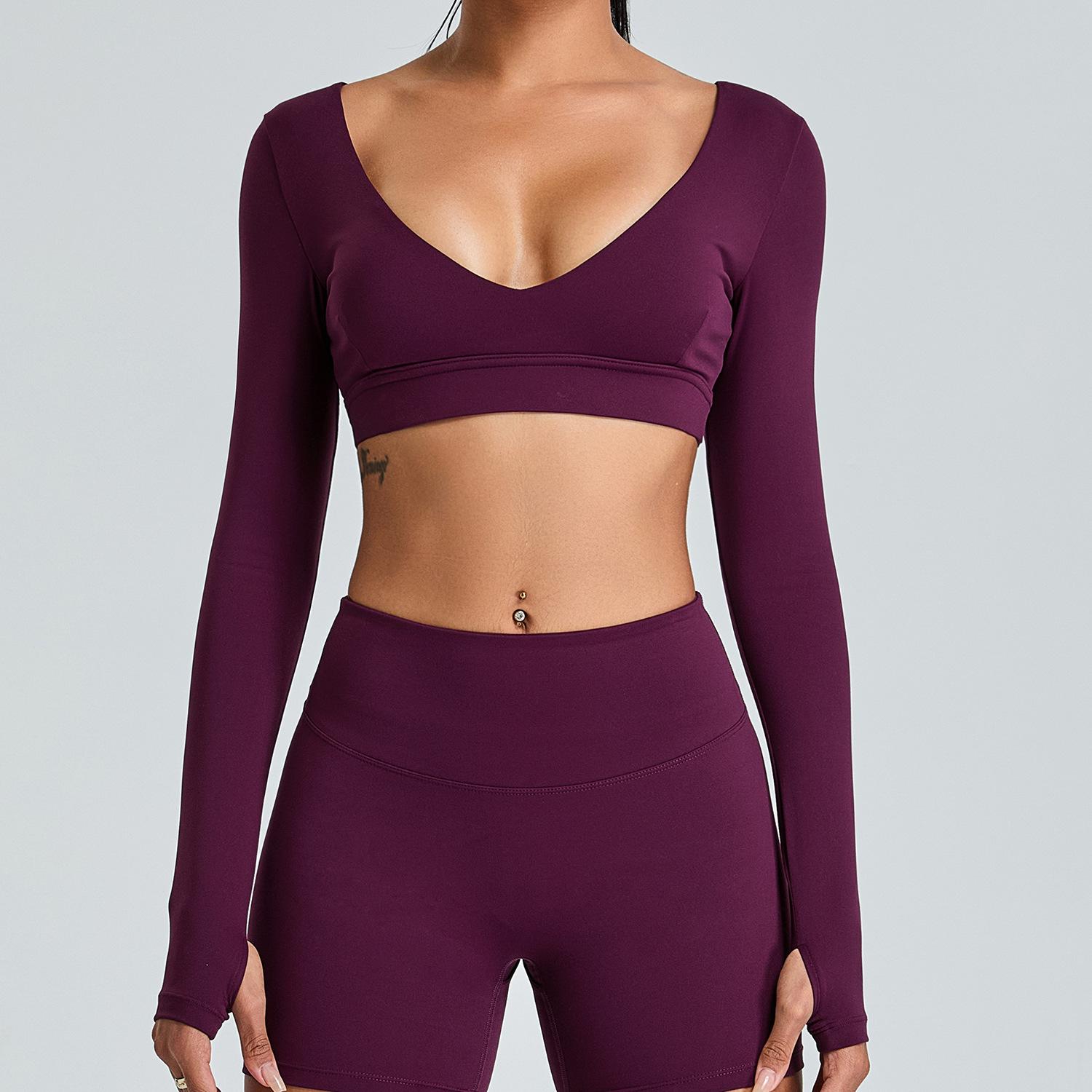 New Pure Desire V-Neck Yoga Top Women S Slim Fit Short Sleeve T-Shirt Outdoor Quick Drying Tight Fitness Clothing XL
New Pure Desire V-Neck Yoga Top Women S Slim Fit Short Sleeve T-Shirt Outdoor Quick Drying Tight Fitness Clothing XL