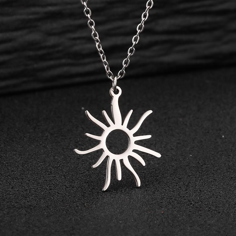 Stainless Steel Necklace Plated Ethnic Sun Totem Pendent Necklaces For Charm Women Birthday Party Fashion Jewelry
Stainless Steel Necklace Plated Ethnic Sun Totem Pendent Necklaces For Charm Women Birthday Party Fashion Jewelry