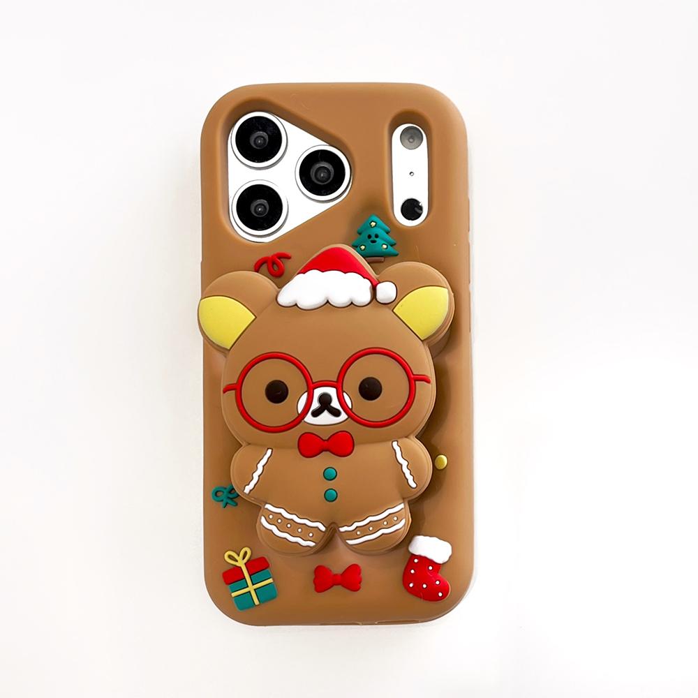 For iPhone 17 16 Plus 16e 15 14 13 12 Pro Max Funny 3D Cartoon Christmas Rilakkuma Bear Case Soft Silicone Stand Holder Cover iPhone 16 коричневий
For iPhone 17 16 Plus 16e 15 14 13 12 Pro Max Funny 3D Cartoon Christmas Rilakkuma Bear Case Soft Silicone Stand Holder Cover iPhone 16 коричневий